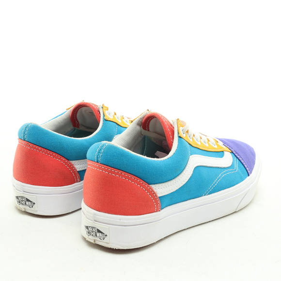 Vans Comfycush Multi Color Sneakers Women 6.5 Purple/Red Canvas Like New - Picture 9 of 16